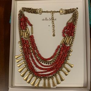 Stella and Dot multi layered necklace.